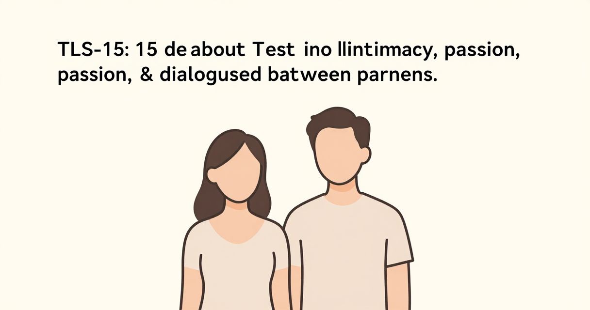 tls 15 : test scientifique pour comprendre votre couple